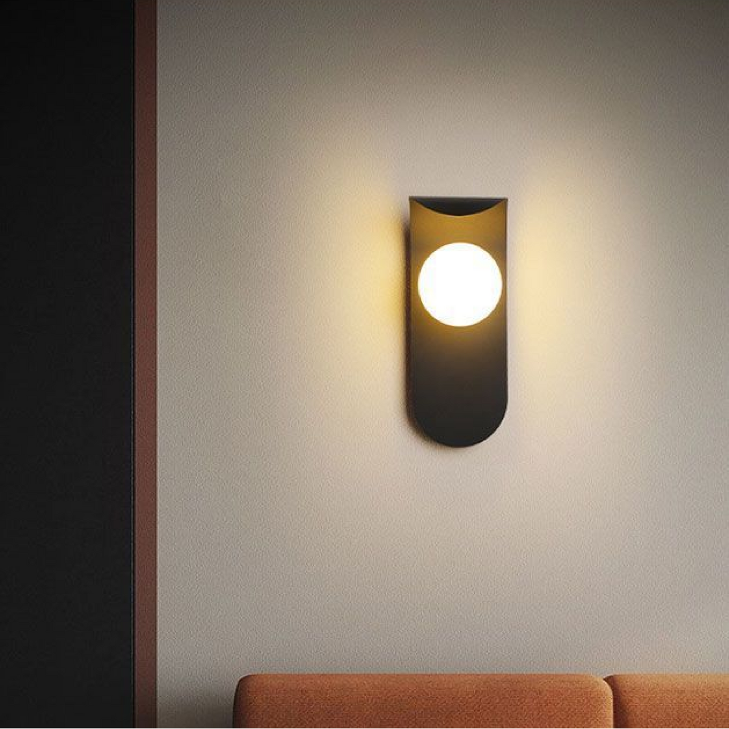 Nordic Orb Wall Light with Glass Diffuser