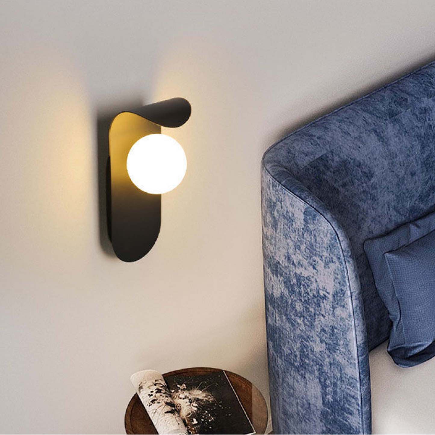Nordic Orb Wall Light with Glass Diffuser