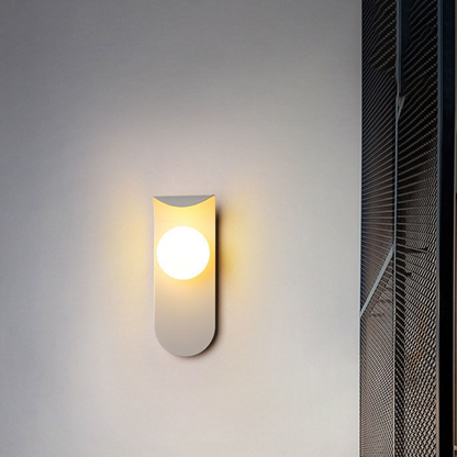 Nordic Orb Wall Light with Glass Diffuser