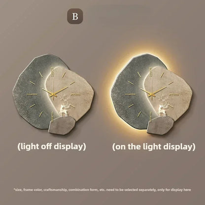 LumoClock LED-Lit Wall Clock