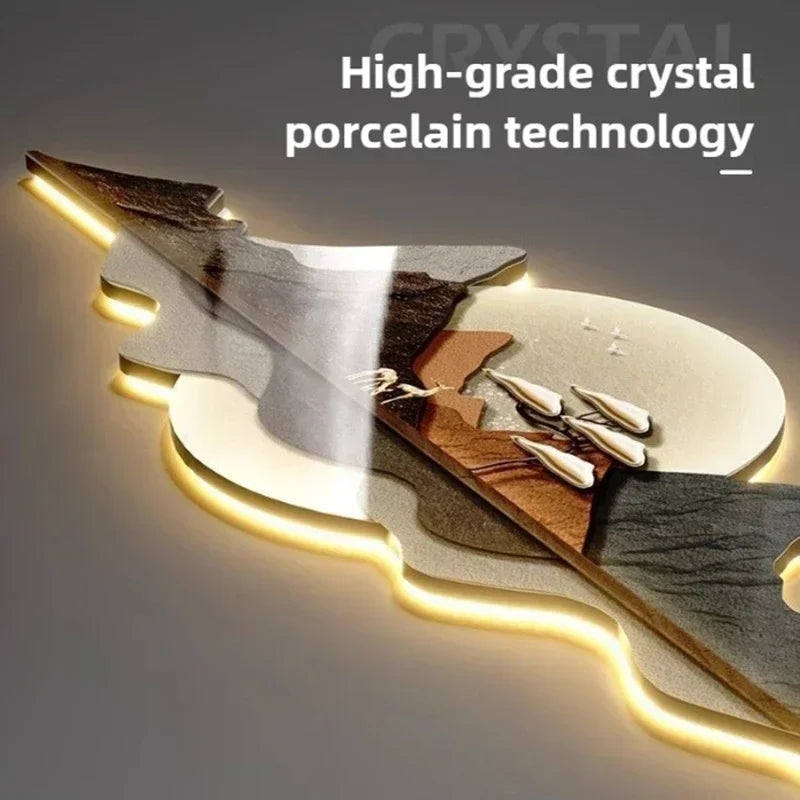 LumoClock LED-Lit Wall Clock