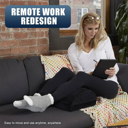 Velvet Memory Foam Foot Cushion, Multi-Use