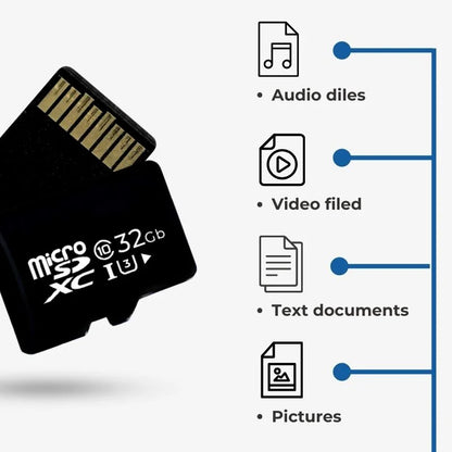 32GB MicroSD Card - 70MB/s Full HD Recording