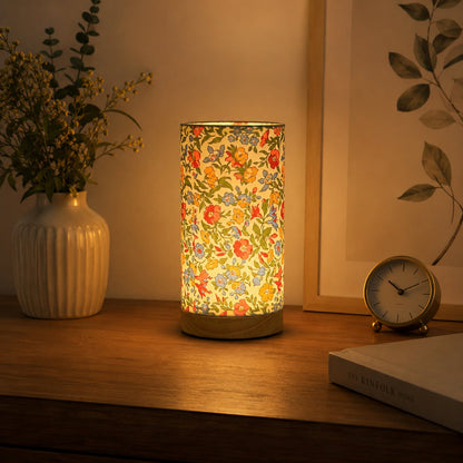 USB Wooden Bedside Table Lamp