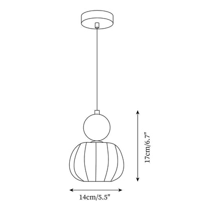 Yedra Organic Acrylic Pendant Lamp