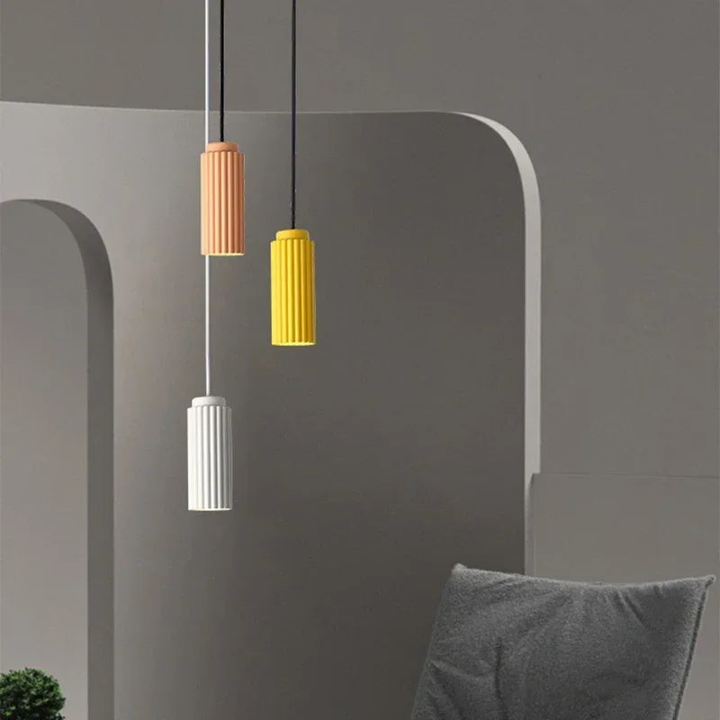 NordicGlow Fluted LED Pendant Light