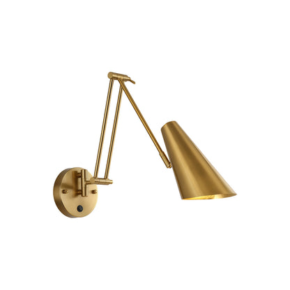 Ergové Adjustable Swing Arm Wall Sconce LED Iron