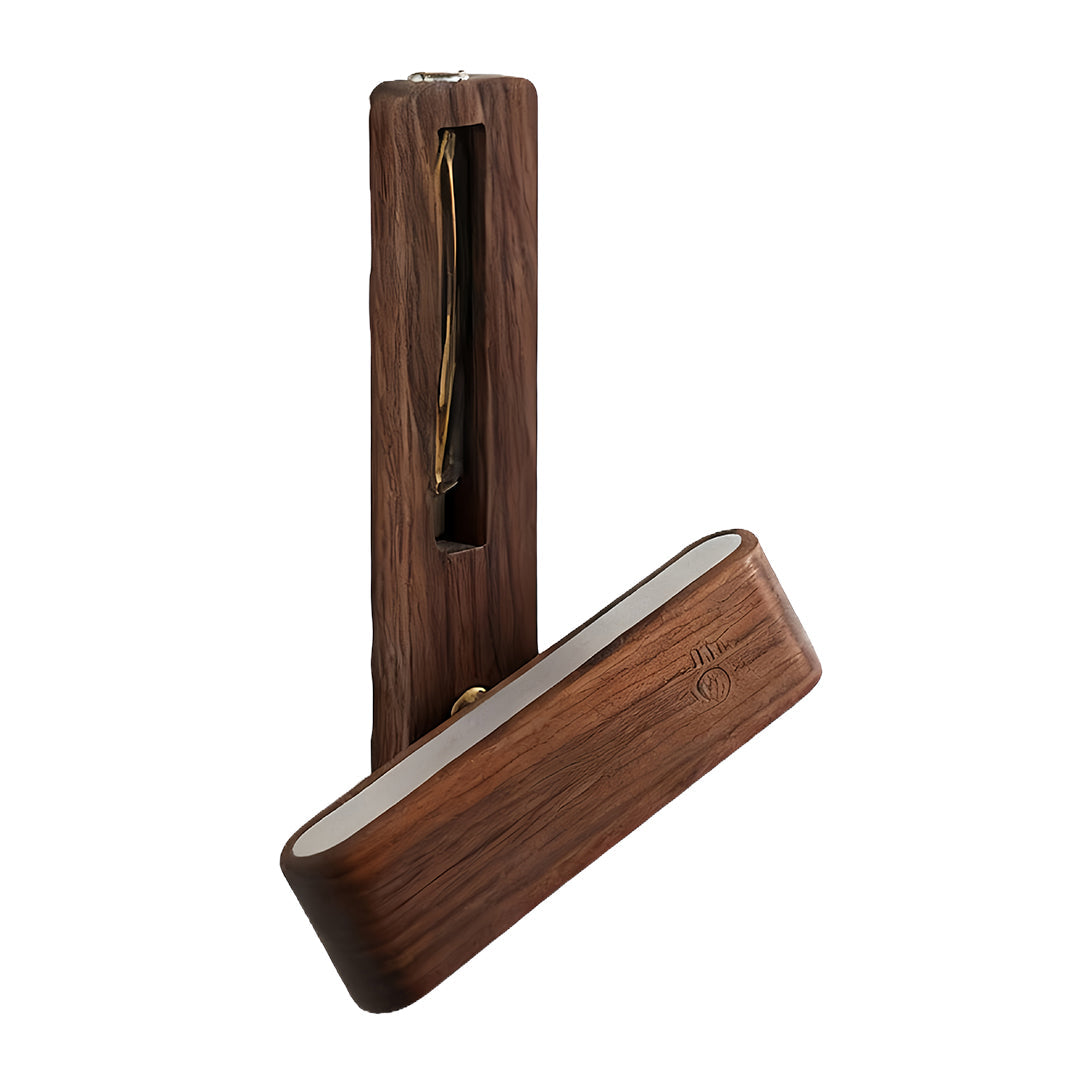 Ergové Wood Wall Light with Glass Vase, Magnetic Mount