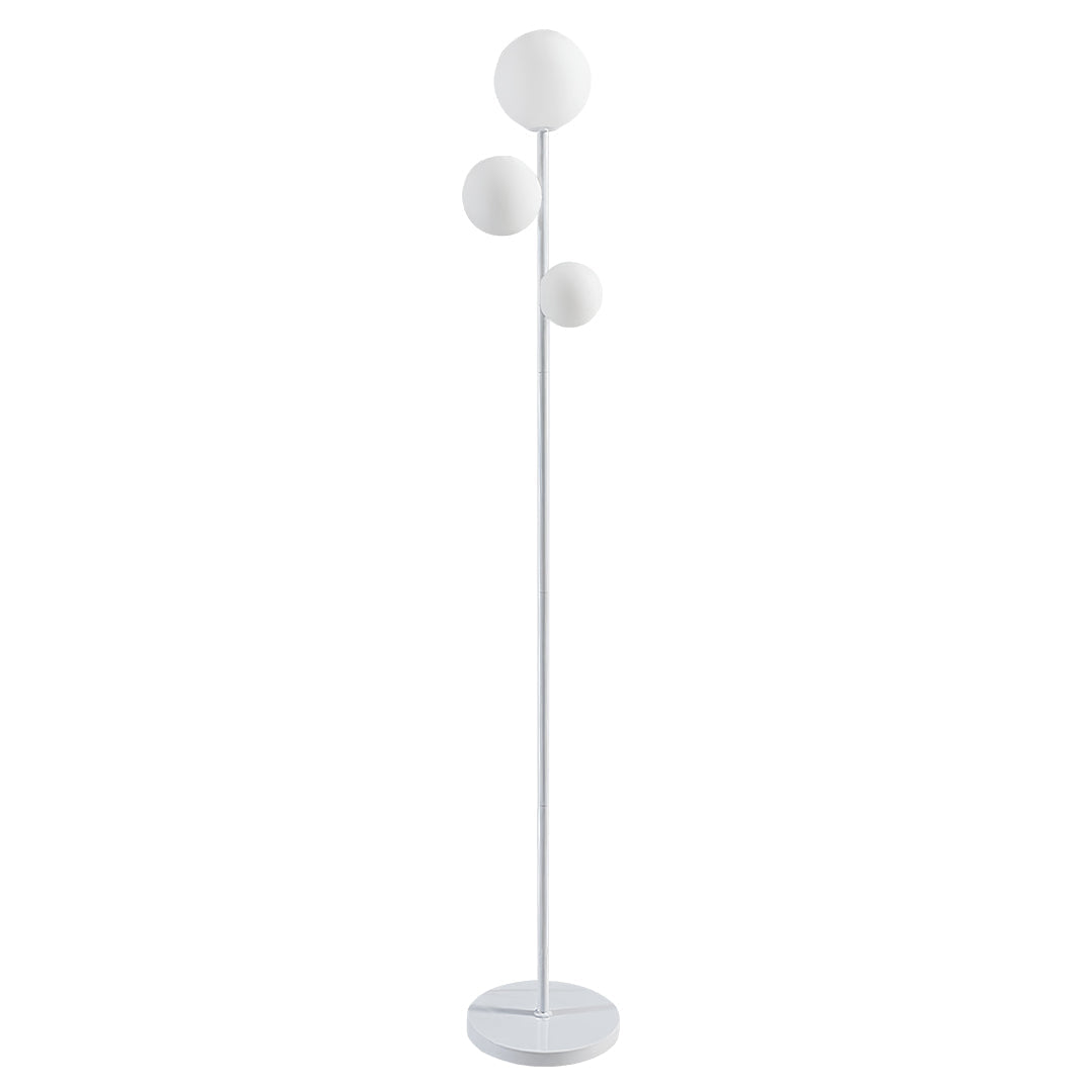 Ergové Japandi Globe Floor Lamp, Gold, Black or White