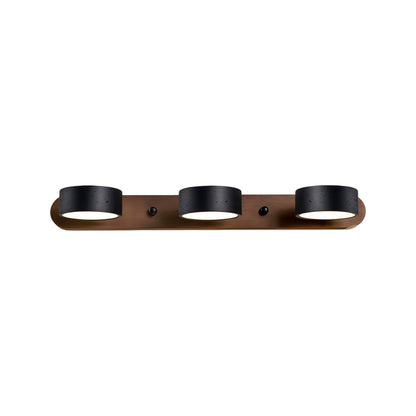 Ergové Japandi Vanity Light Bar Travertine Wall Mount