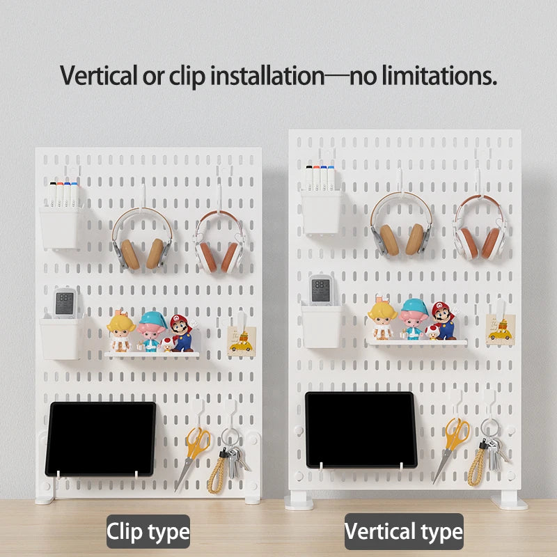 No-Drill Desktop Pegboard Organizer