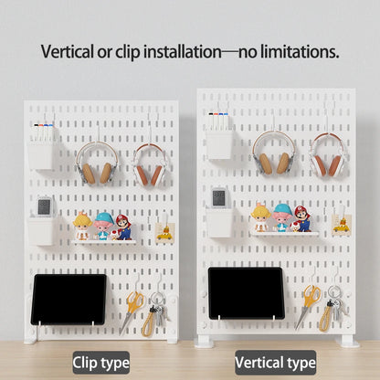 No-Drill Desktop Pegboard Organizer