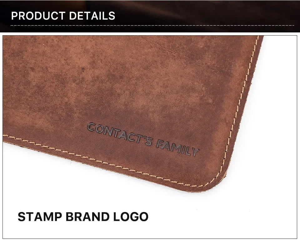Hand-Made Cowhide Leather Laptop Bag