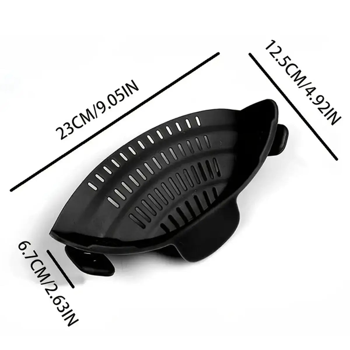 Clip-On Pot Strainer for Pans & Bowls