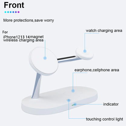 MagGlow Elite 3-in-1 Magnetic Wireless Charging Station