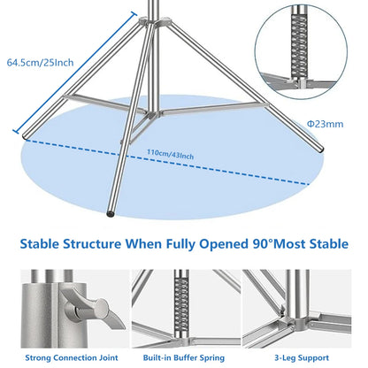 2.9M Studio Light Stand Tripod