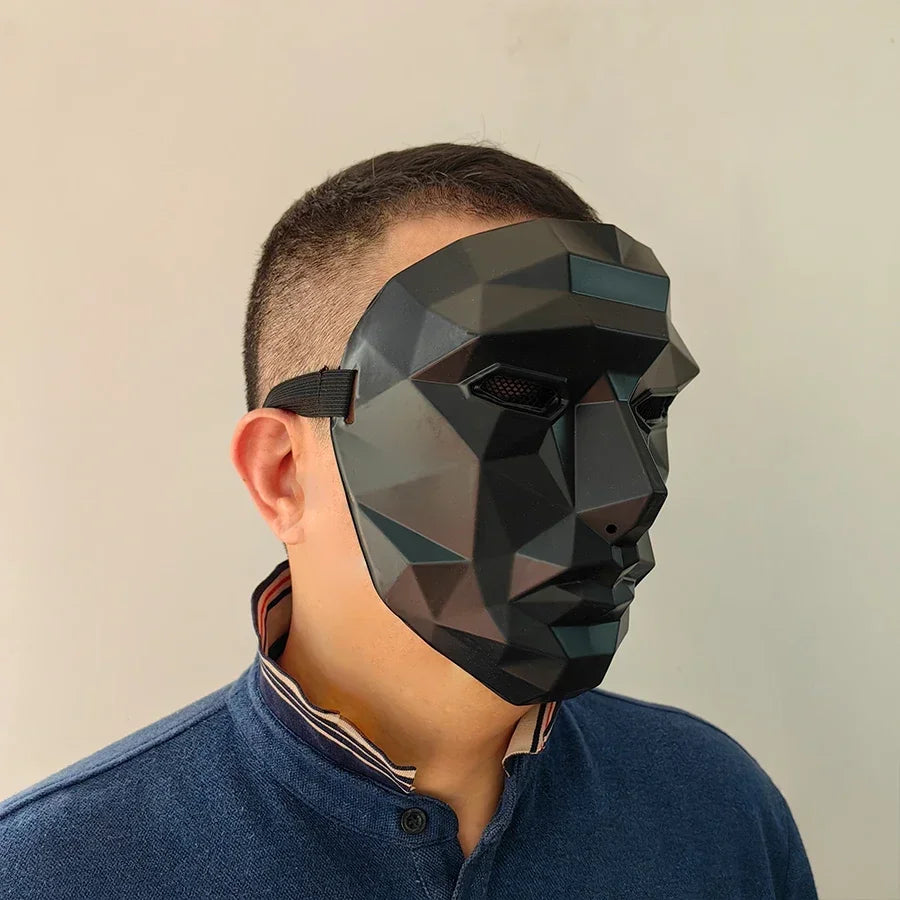 3D Cat Face Mask - Breathable Halloween Costume