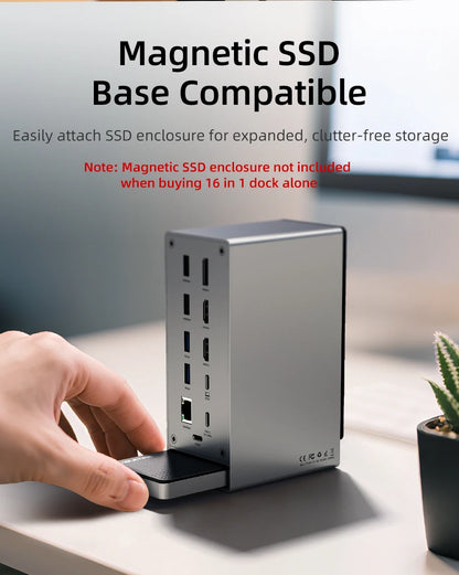 CABLETIME 16-in-1 Docking Station