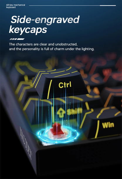 NK68 Hot-Swap Mechanical Keyboard