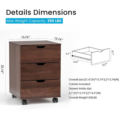 Westvale Mobile Storage Cabinet with Drawers