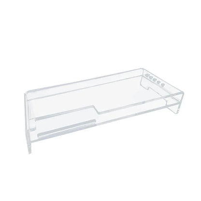 Acrylic Monitor Stand with Storage