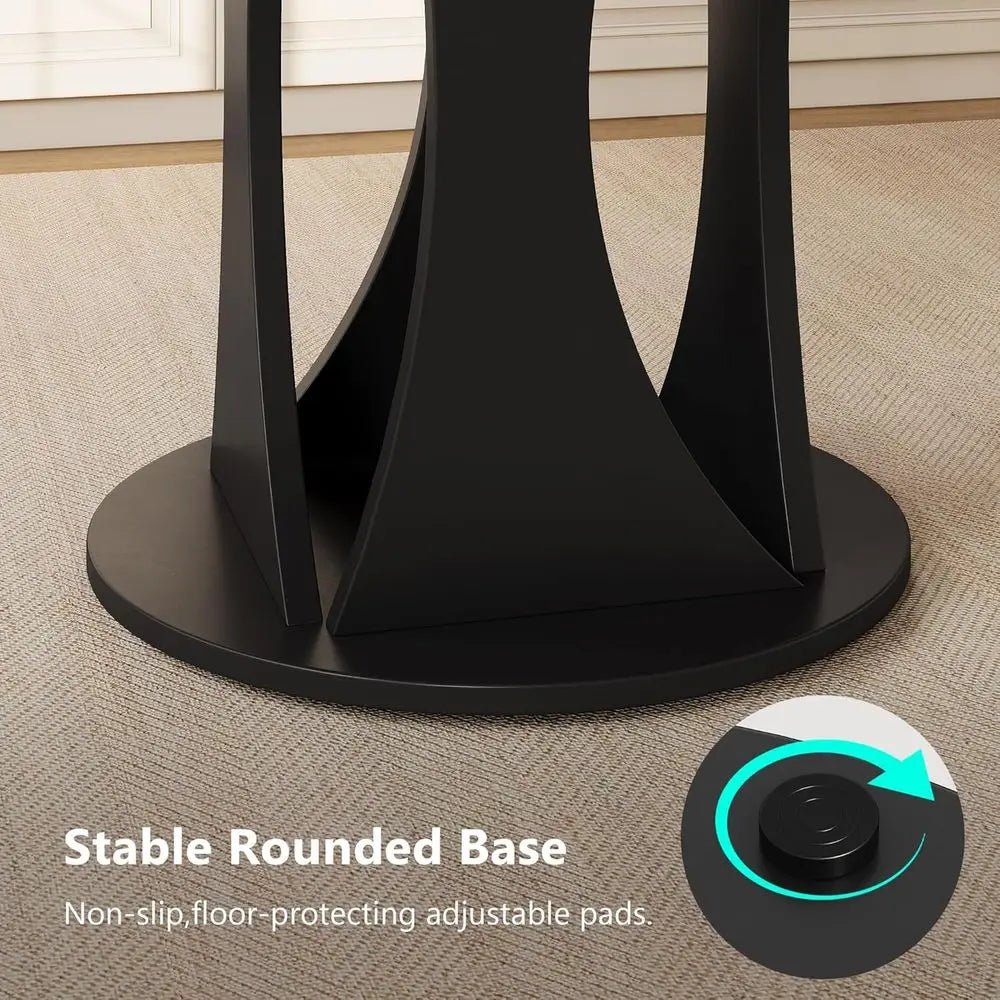 Halston Arc-Base Dining Table