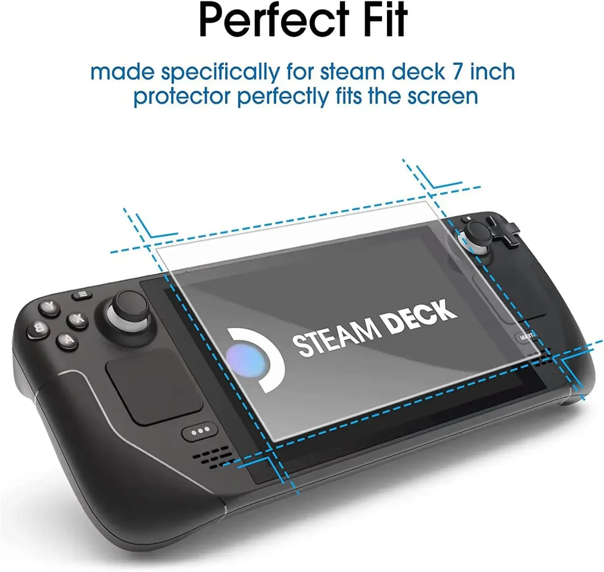 Steam Deck Tempered Glass Screen Protector