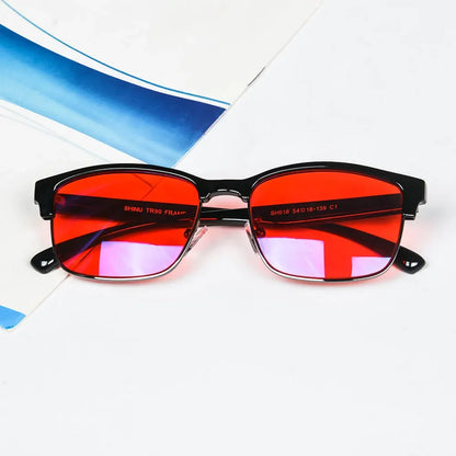 SHINU Red Lens Sleep Glasses