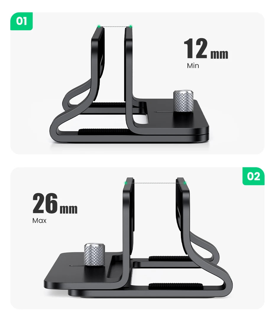 Adjustable Aluminum Vertical Laptop Stand