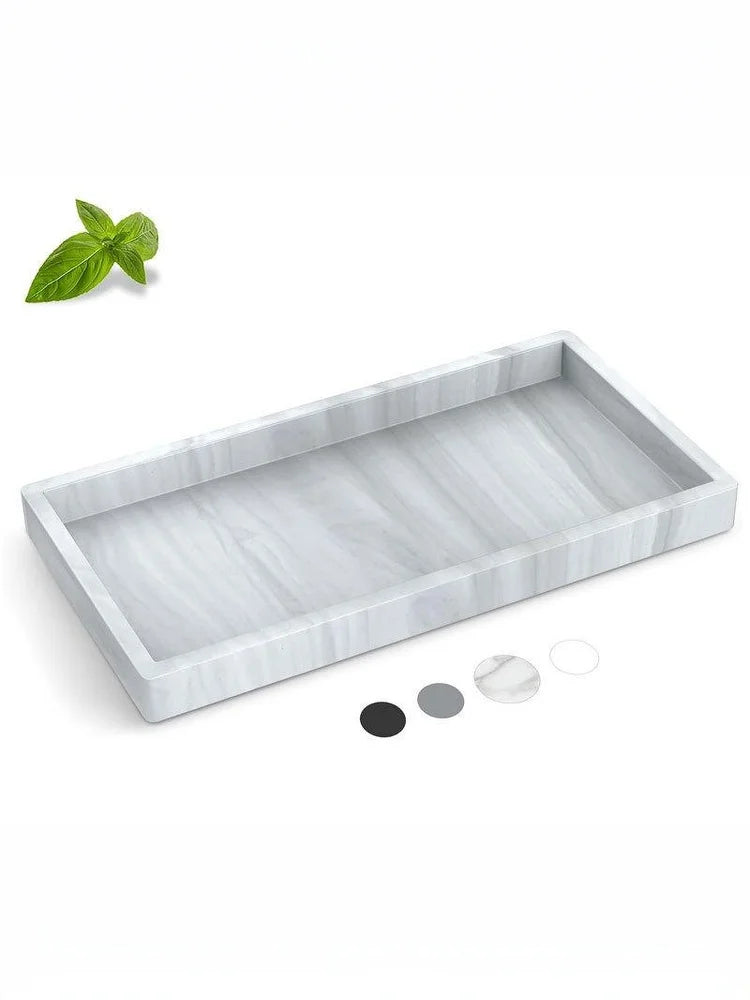 Square Silicone Bathroom Tray Organizer