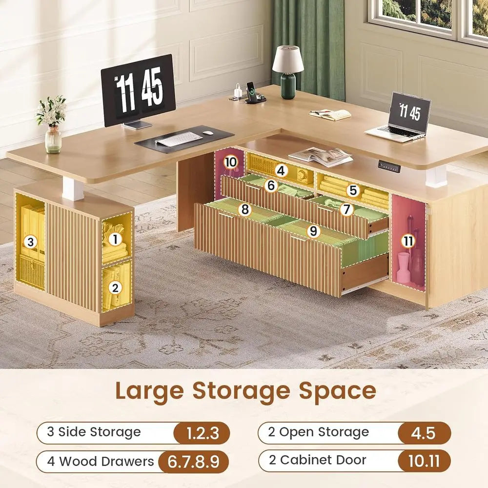 Grand Haven Storage Standing Desk