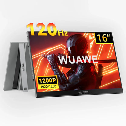 16" 120Hz Portable Monitor 1920x1200 HDR