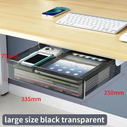 Hidden Under-Desk Drawer Organizer