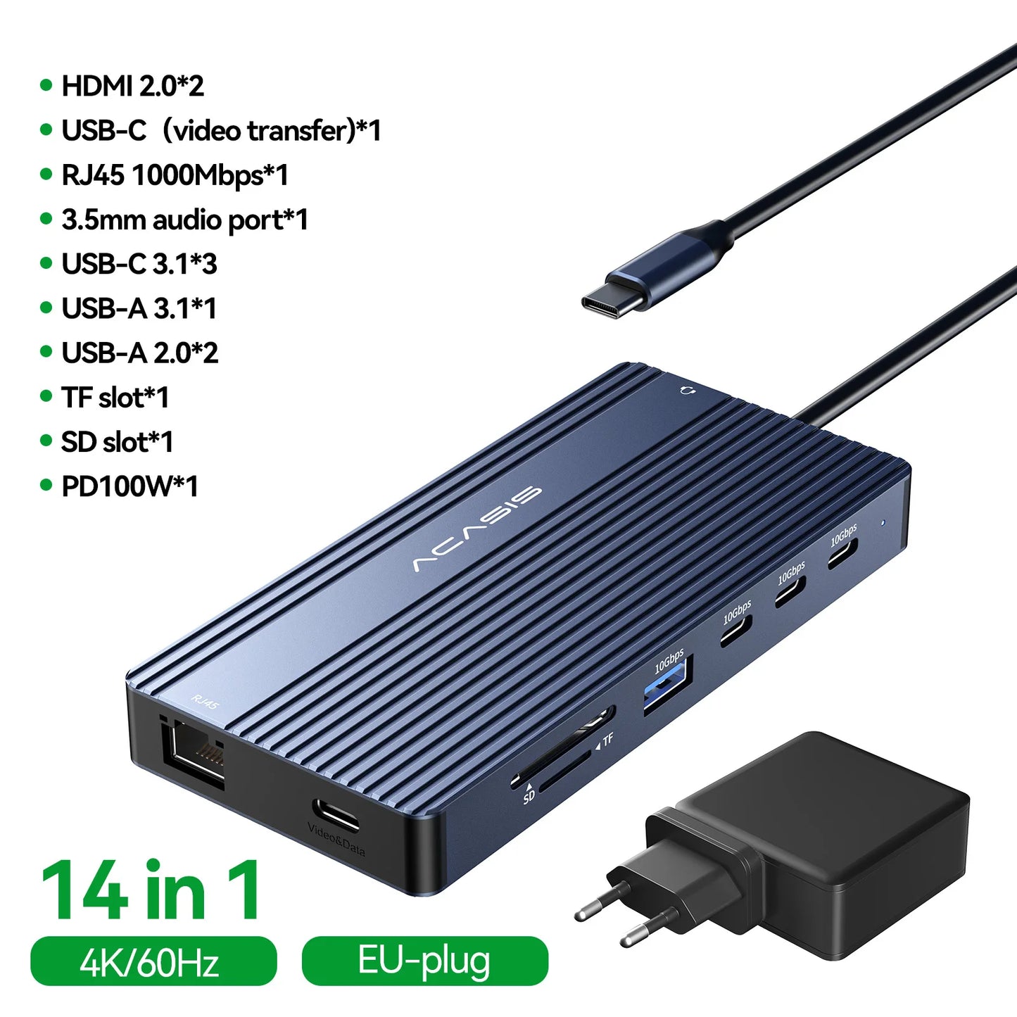 Acasis 14-in-1 Docking Station