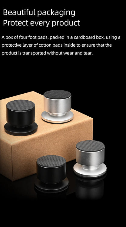 HiFi Speaker Spike Stand Foot Pads (4-Pack)