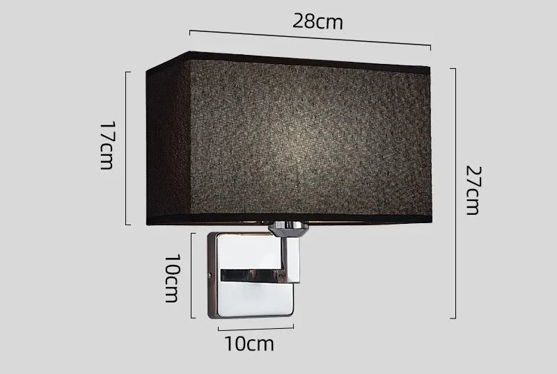 Bedside Sconce with Independent Reading Light