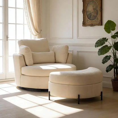 Aldon Swivel Barrel Chair
