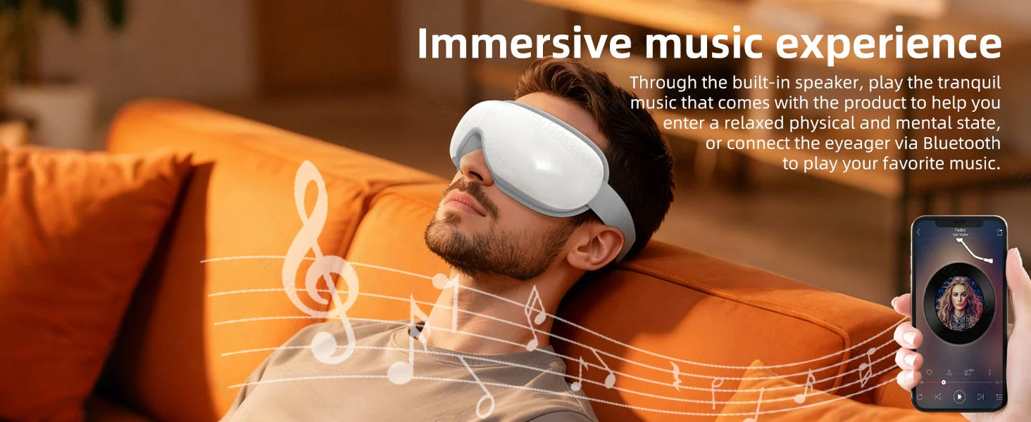Heat & Vibration Eye Massager