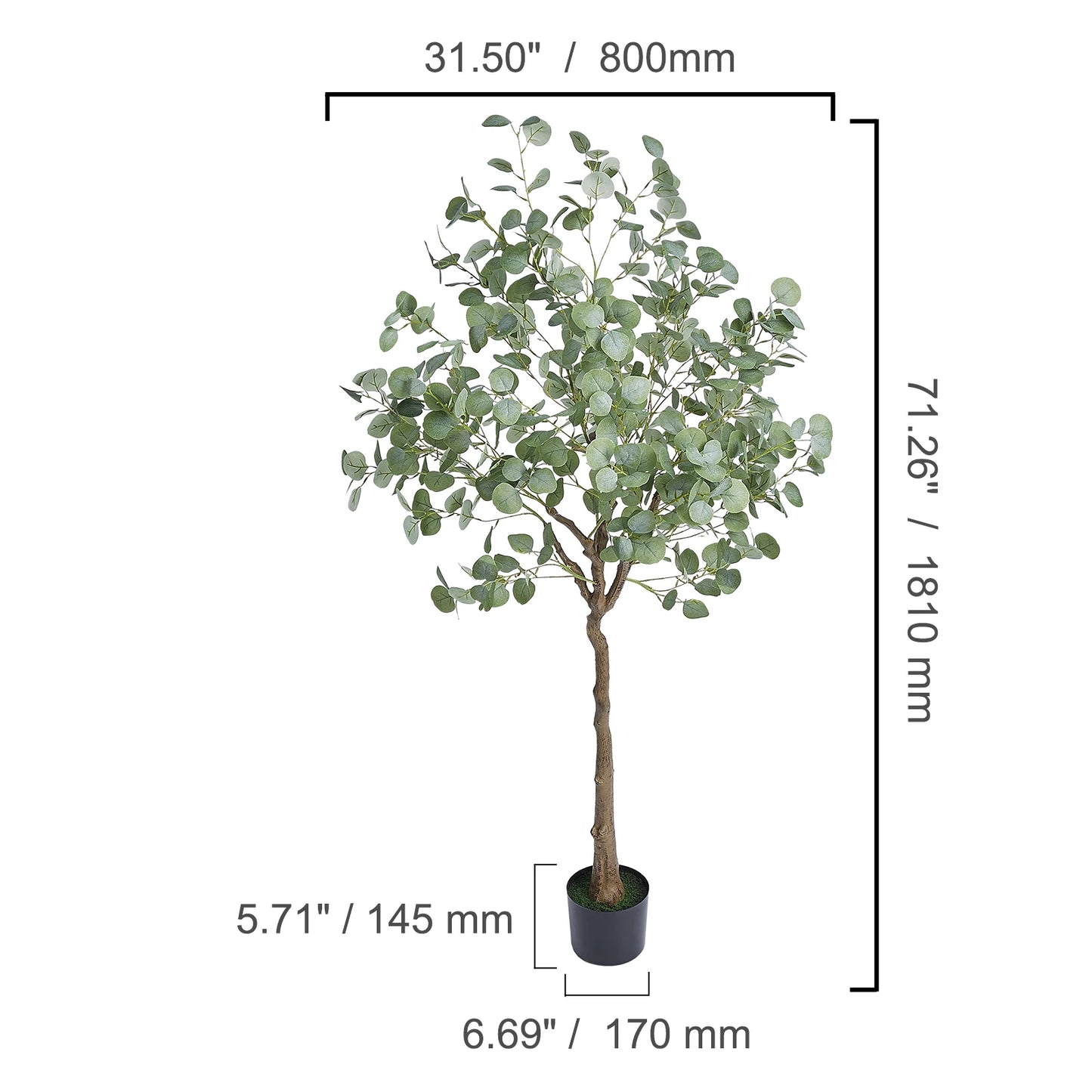 Artificial Olive Tree (Secure Base)