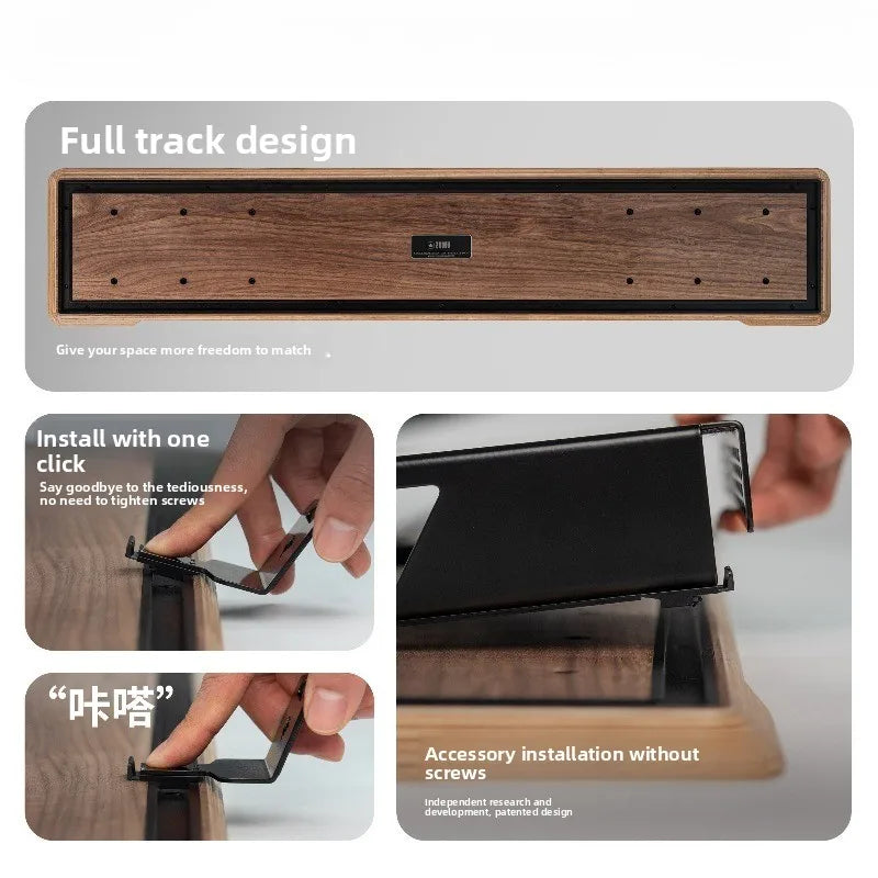 Modern Monitor Stand Desk Organizer