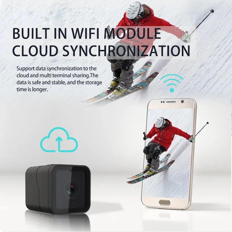 Mini HD Action Cam with WiFi Sharing