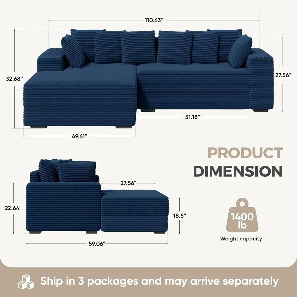Bluewater Sleeper Sectional