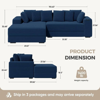 Bluewater Sleeper Sectional