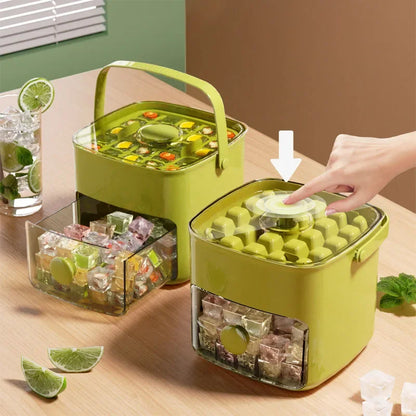 48-Grid Ice Tray – One-Touch Release