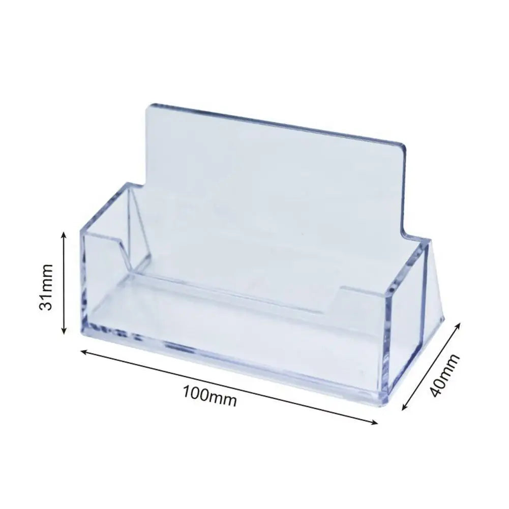 DeskAcrylic Clear Card Display Stand