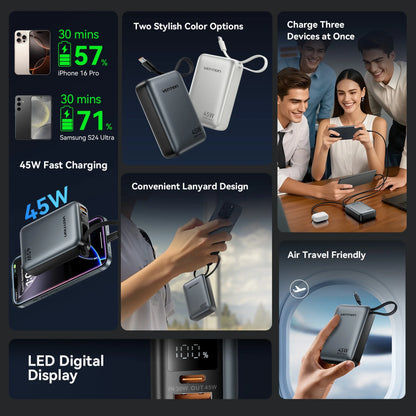 45W Fast Charging Power Bank