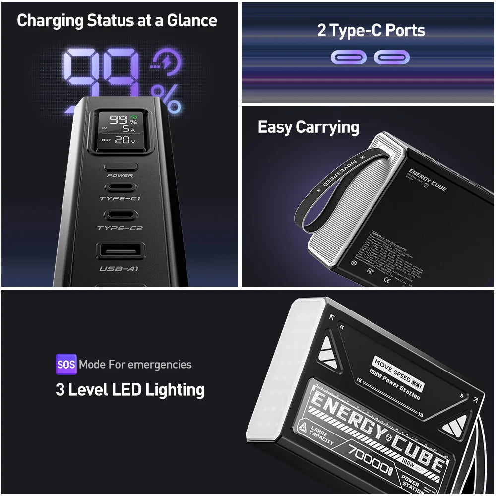 MOVESPEED Z70 Pro 140W Laptop Bank