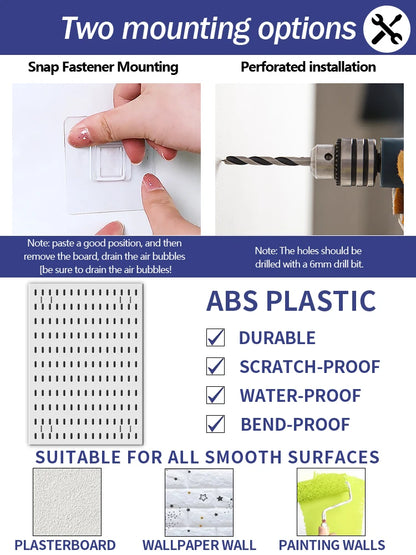 Stand-Up Pegboard Storage Kit