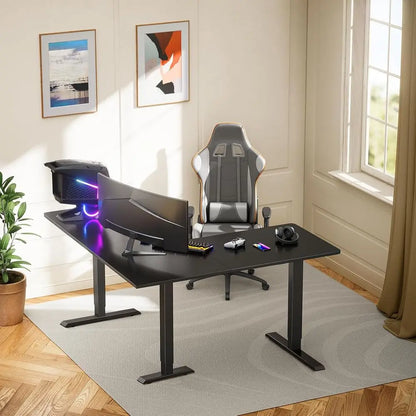 Large L-Shaped Standing Desk