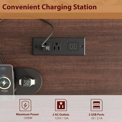 Sonoma Charging Station Desk